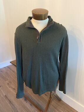 Green Lachlan Quarter Zip Pullover Size XL